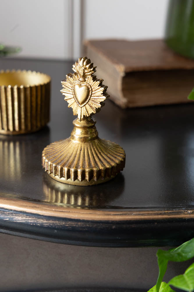 Pot à bibelots en or Sacré-Cœur