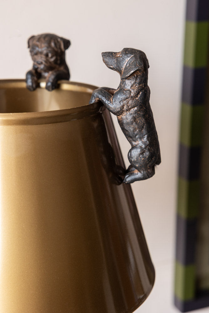 Lot de 2 petites décorations pour chiens grimpeurs