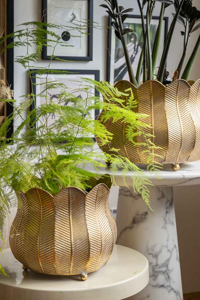 Ensemble de 2 jardinières à pétales rustiques