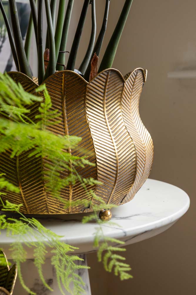 Ensemble de 2 jardinières à pétales rustiques