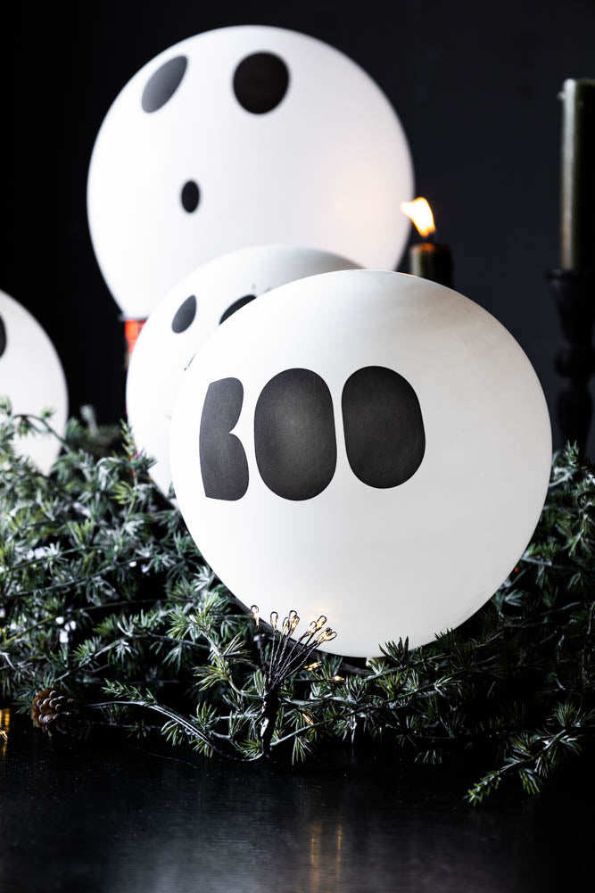 Lot de 5 ballons d'Halloween