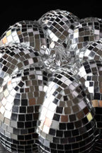 Décoration citrouille disco argentée - SECONDS