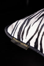 Coussin imprimé tigre des neiges