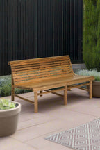 Banc de jardin en bois de style Station Bench