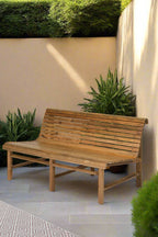 Banc de jardin en bois de style Station Bench
