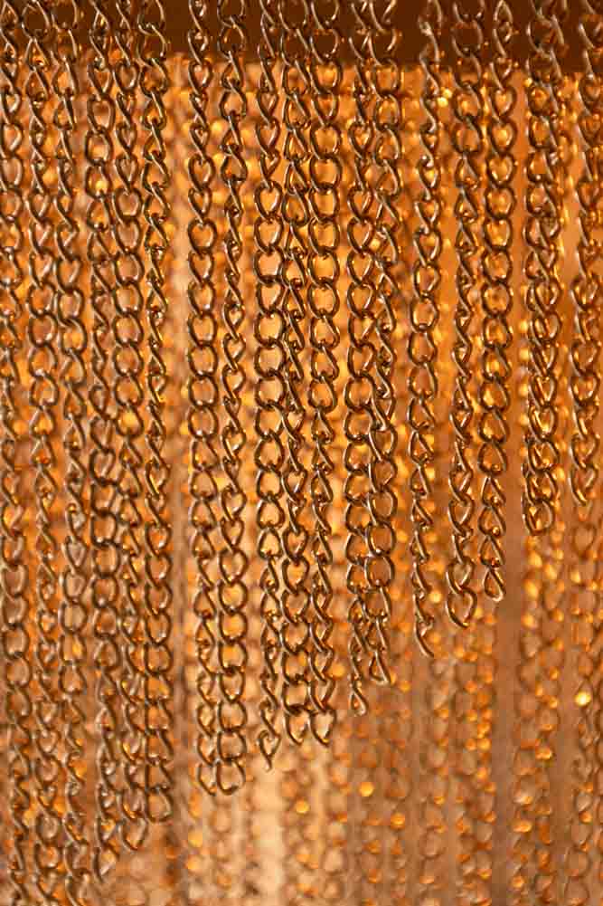 Superbe lustre à chaîne étoilée