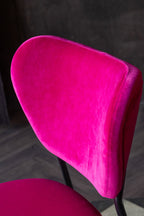 Lot de 2 chaises de salle à manger rose vif Harry's