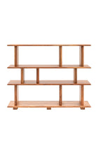 Grandes étagères d'exposition autoportantes à plusieurs niveaux