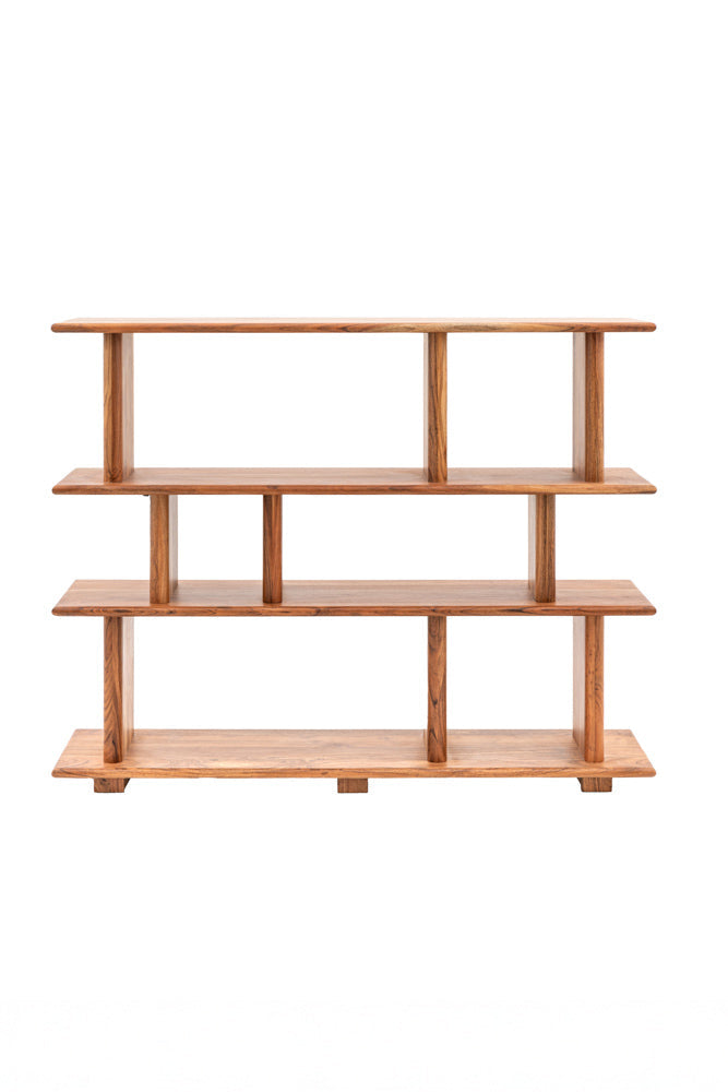 Grandes étagères d'exposition autoportantes à plusieurs niveaux