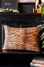 Coussin imprimé tigre