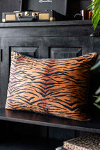 Coussin imprimé tigre