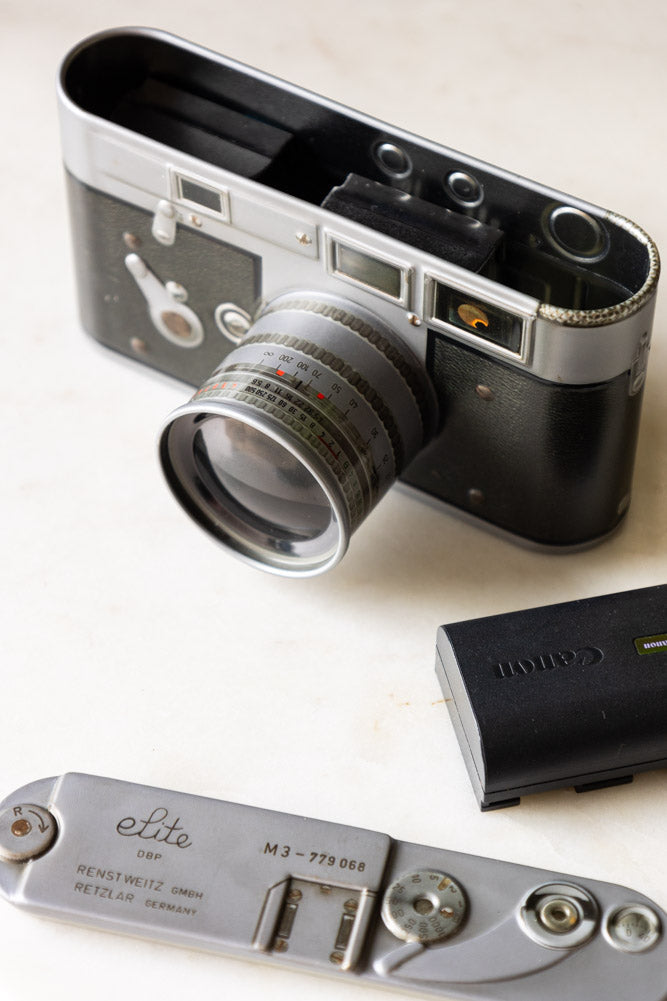 Boîte de rangement pour appareil photo de style vintage