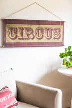 Décoration murale de cirque de style vintage