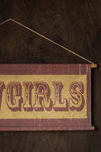 Décoration murale de showgirls de style vintage