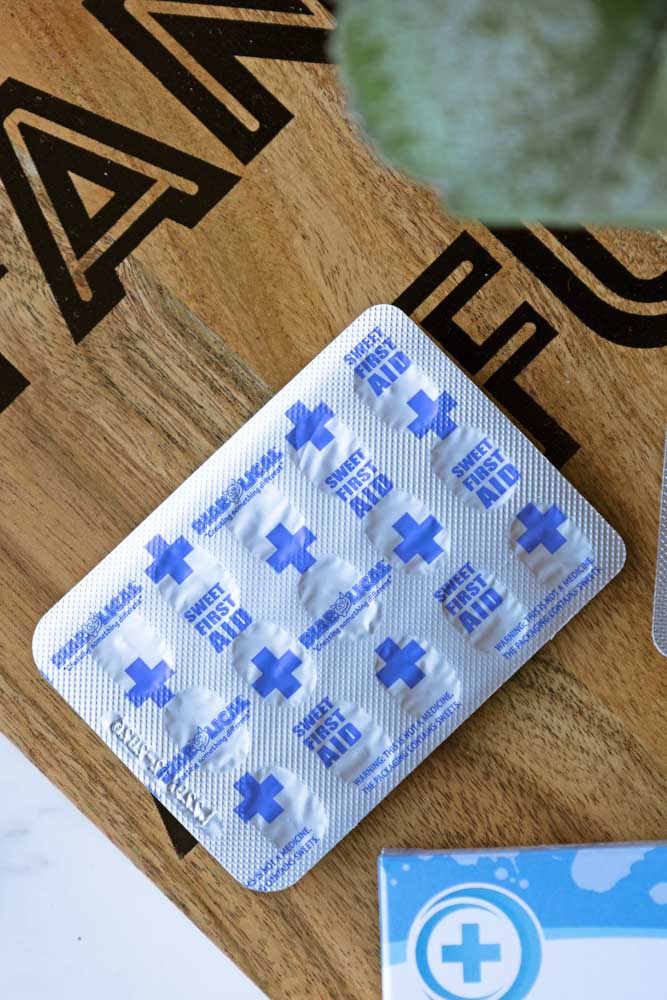 Paquet de pilules à la menthe Wankyhistimine