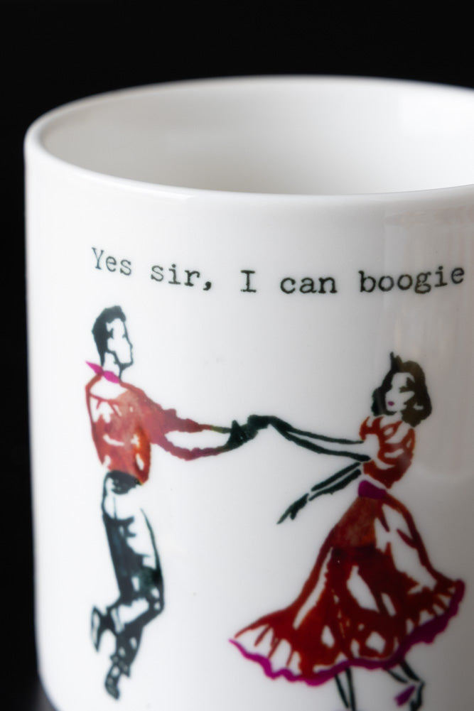 Tasse « Oui monsieur, je peux danser »