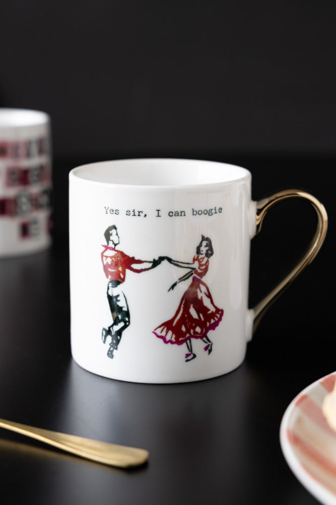 Tasse « Oui monsieur, je peux danser »