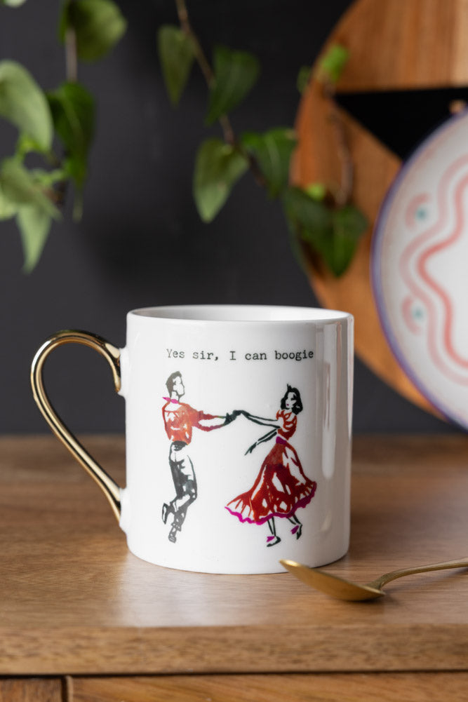 Tasse « Oui monsieur, je peux danser »