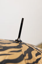 Parapluie à imprimé zèbre doré métallisé