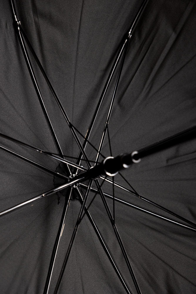 Parapluie à imprimé zèbre doré métallisé