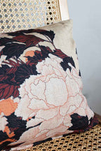 Coussin HKLIVING recyclé imprimé floral Tokyo
