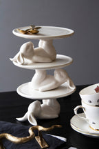 Assiette à cupcakes Lazy Rabbit